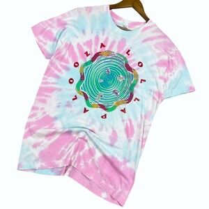 Vintage Lollapalooza 1991 T-Shirt XL Tie Dye Music Festival Concert Tee USA Made